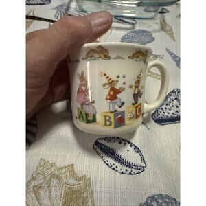 Rare Royal Daultoun 1936 Bunnykins Cup with Blocks